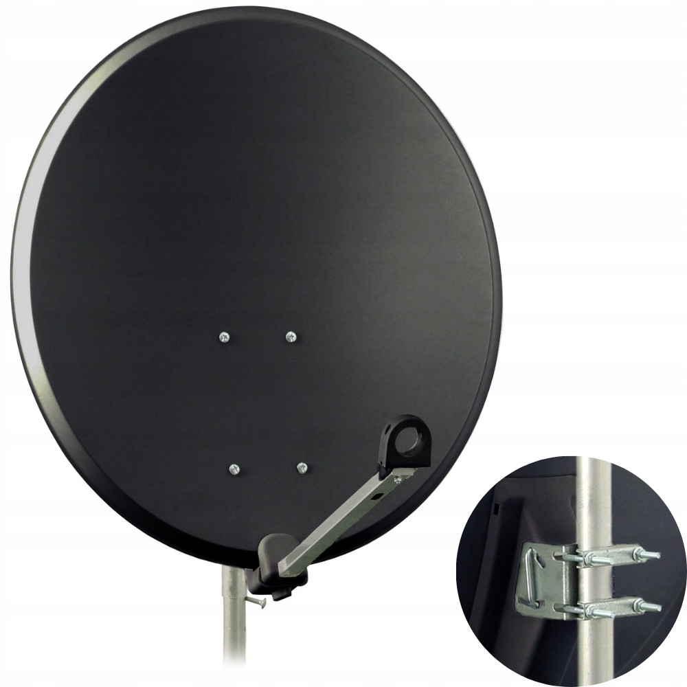 

Antena satelitarna 80 cm Famaval 80 Sp 30 Grafit