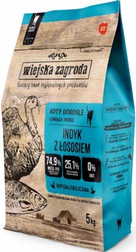 Levně Wiejska Zagroda krůta s lososem 5 kg
