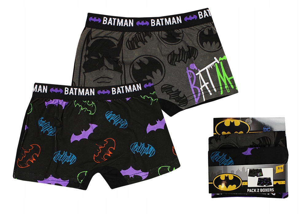 

Batman DC Bokserki Dziecięce Majtki 2PAK 2/3 Lata