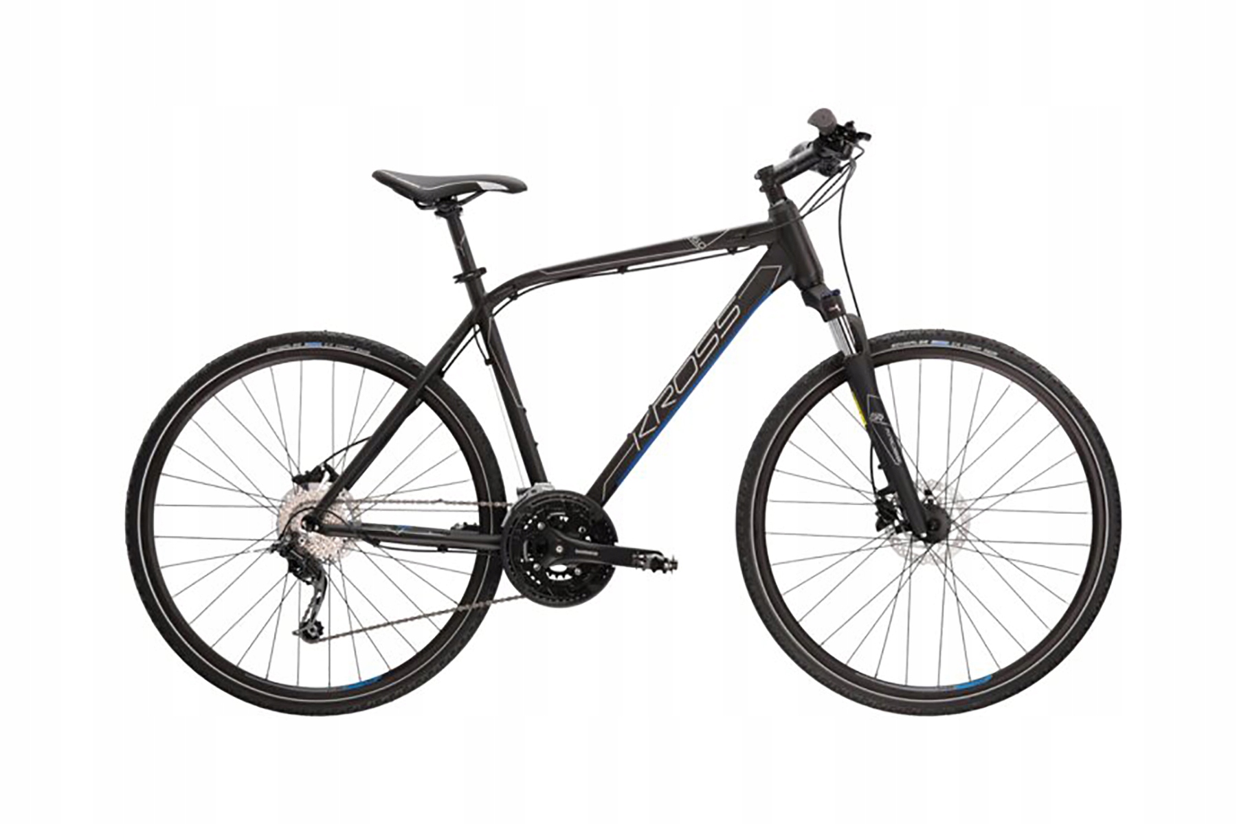 Rower crossowy Kross Evado 6.0 rama 21 cali koło 28 " czarny