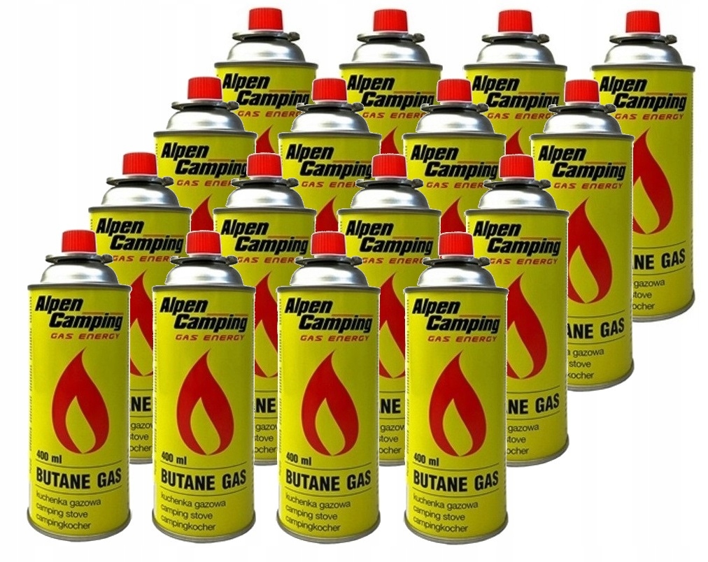 

Nabój Kartusz Gaz do Kuchenki Palnika 400ml x16