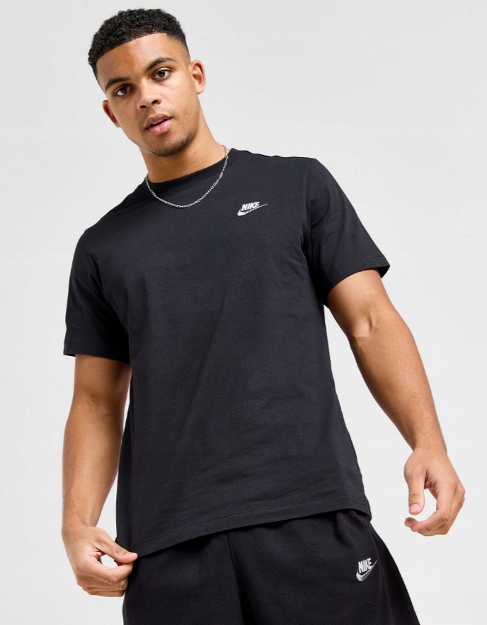 r.L Nike Sportswear koszulka męska t-shirt sportowy czarna młodzieżowa