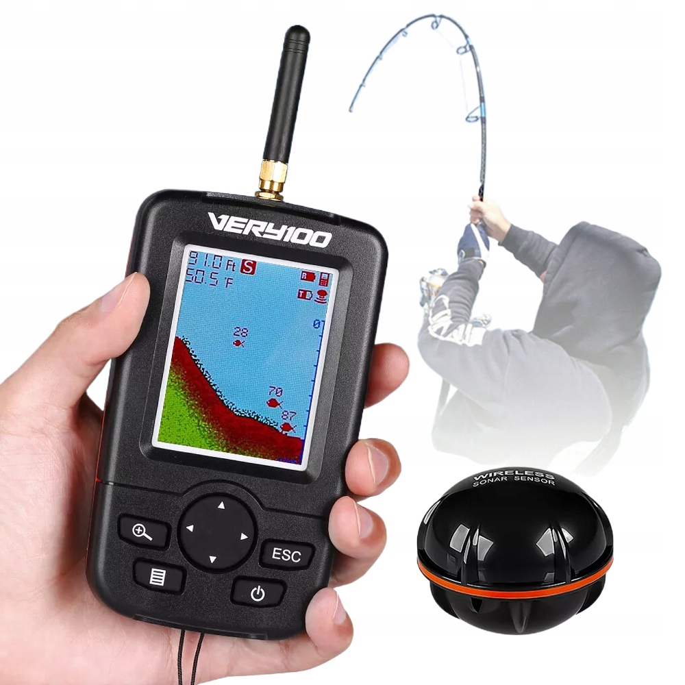 Bezdrátový Inteligentní Sonarový Senzor Fish Finder, Rybářská Sonarová Sonda