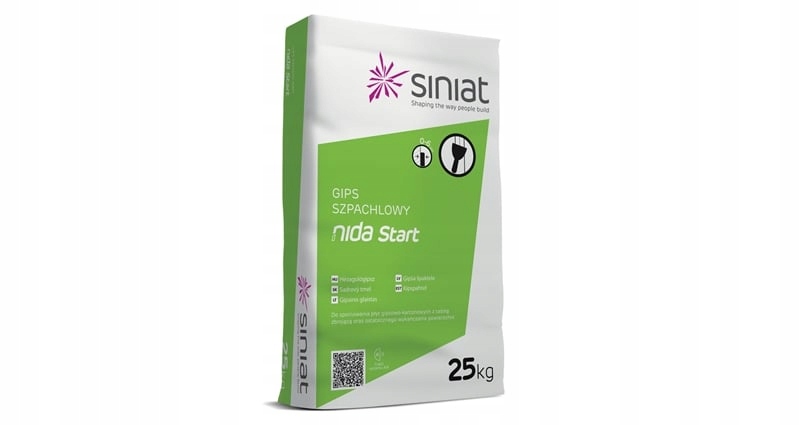 

Siniat Nida Start/25KG Gips Szpachlowy
