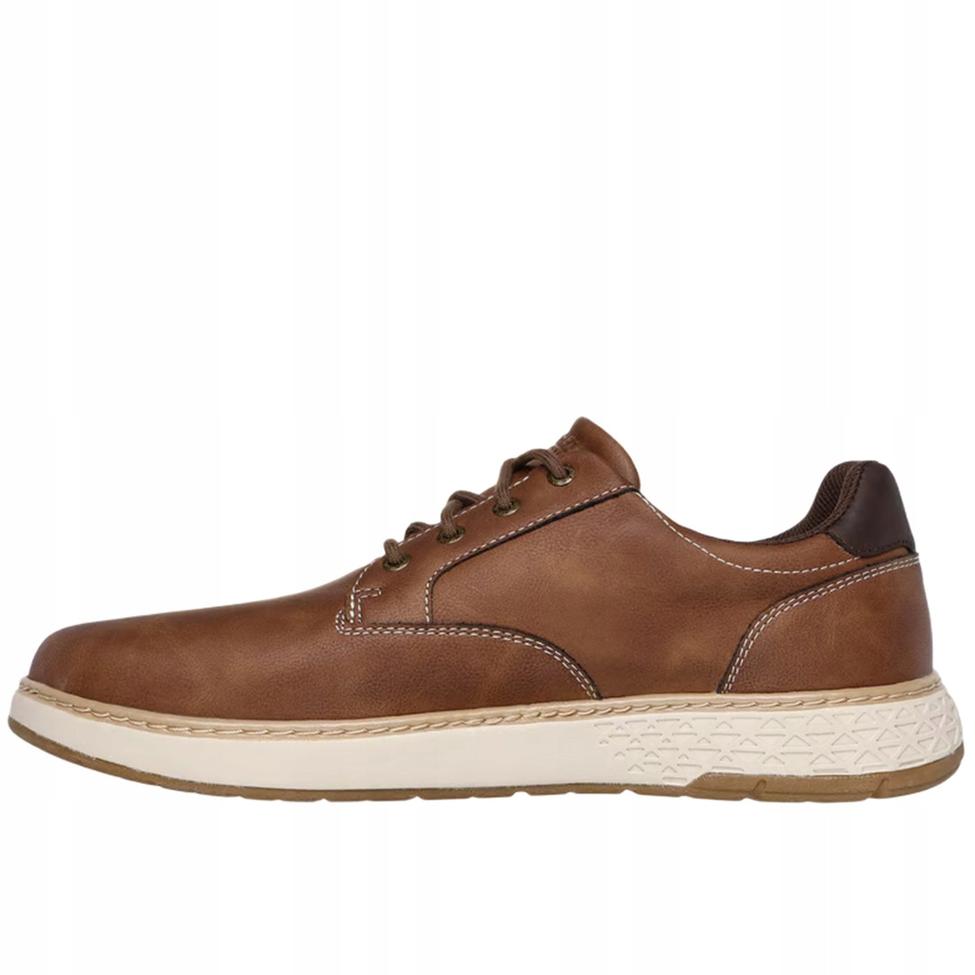 Pánské boty Skechers Garlan Pryor Hnědé elegantní Velikost 45 šněrovací