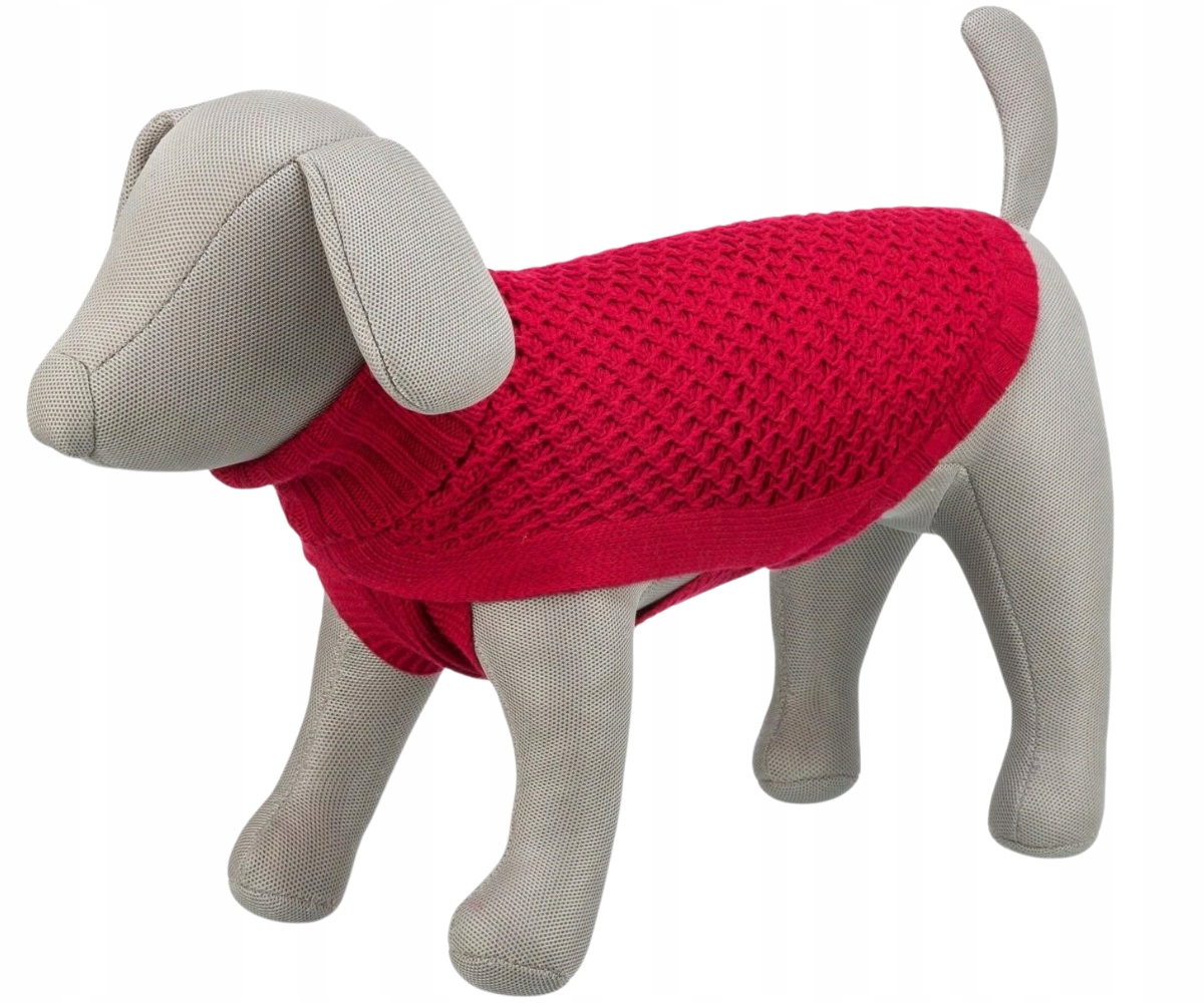 Levně Trixie Svetr Norwood M pro psa 45 cm červený