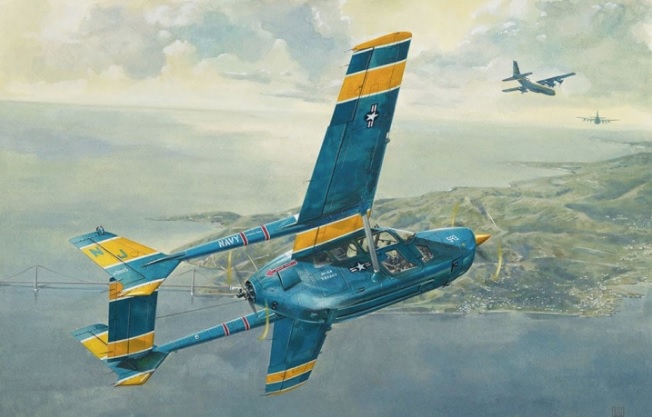 Roden 632 O-2A Skymaster Us Navy service 1/32