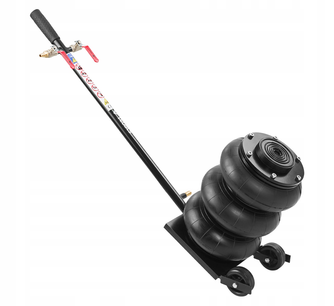 

Pneumatyczny podnośnik poduszkowy 3 Tony Czarny