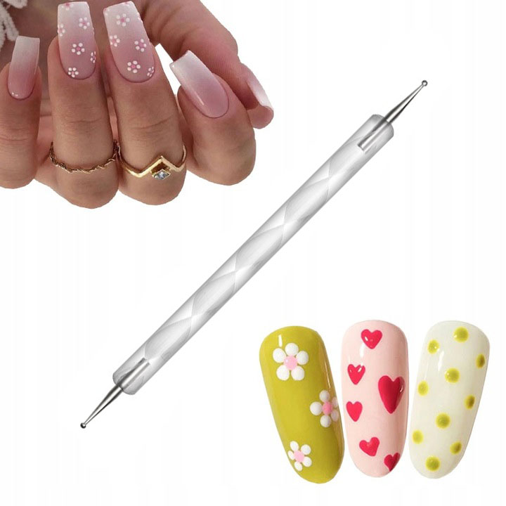 

Sonda do ozdób zdobień paznokci dłutko Biała