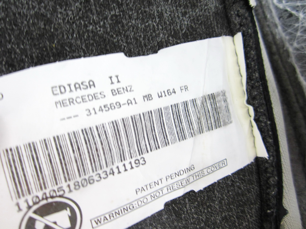 Mata oparcia seat front front left Mercedes ML W164