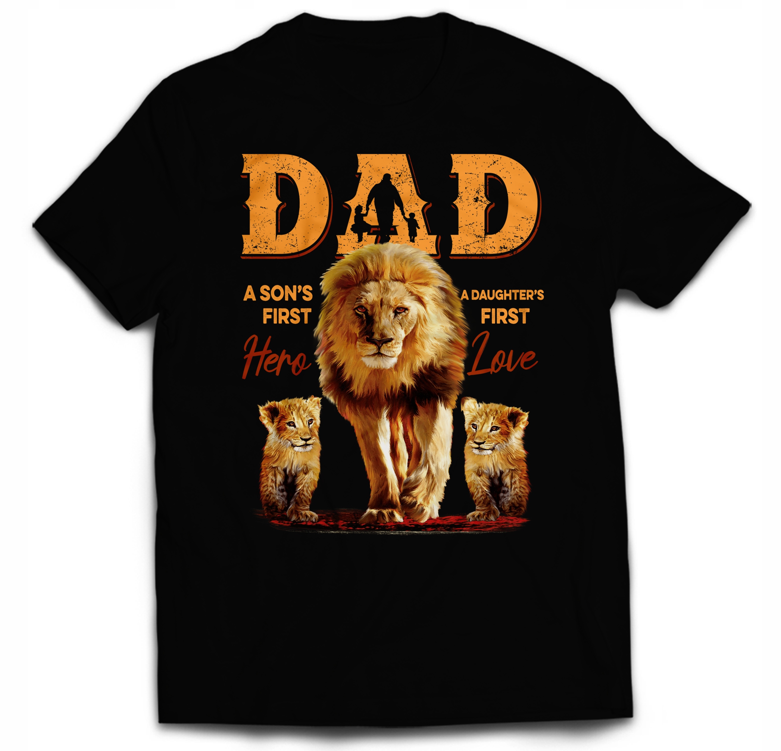 

Koszulka Dla Taty Na Dzień Ojca Lew 2 Lwiątka M