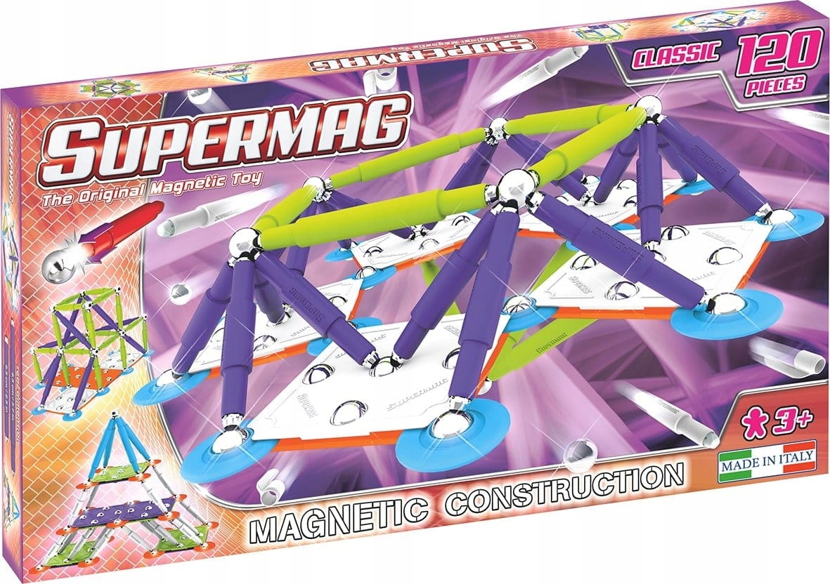 PLASTWOOD KLOCKI MAGNETYCZNE SUPERMAG CLASSIC