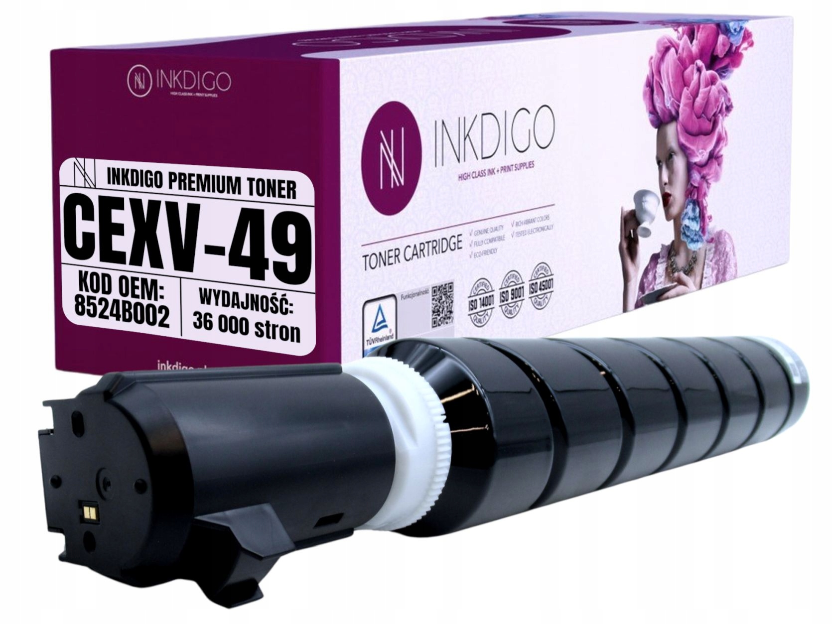 CEXV49 Náhradní toner pro Canon Imagerunner Advance C 3320 3325 3330 3500