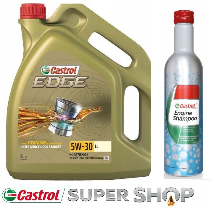 

Olej Castrol Edge Titanium 5W30 LL 5L Płukanka