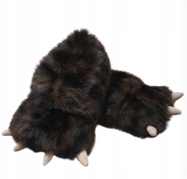 Papuče Tlapky vel.40/41 26,5 cm Hand Made vtipný Dárek Zábavné Bamboše