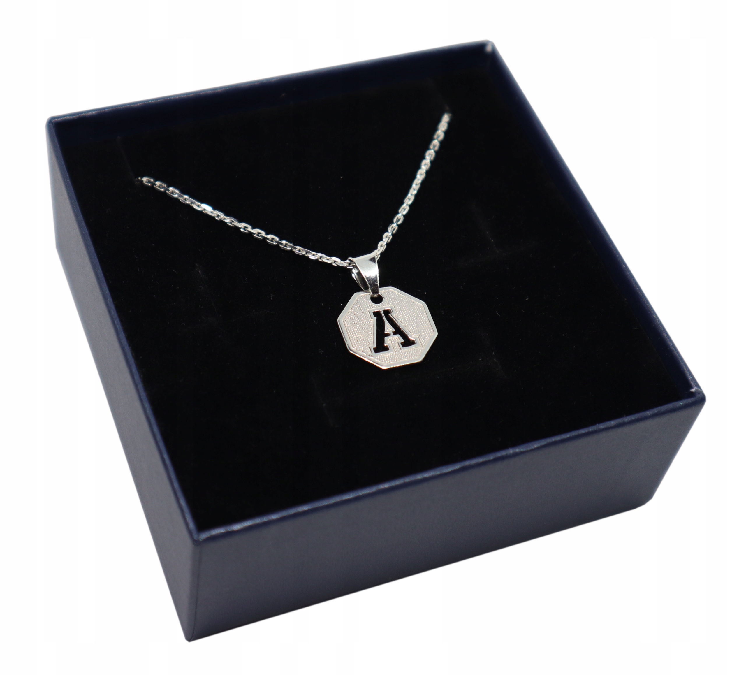 

Srebrny Naszyjnik Z Literą A Litera Literka