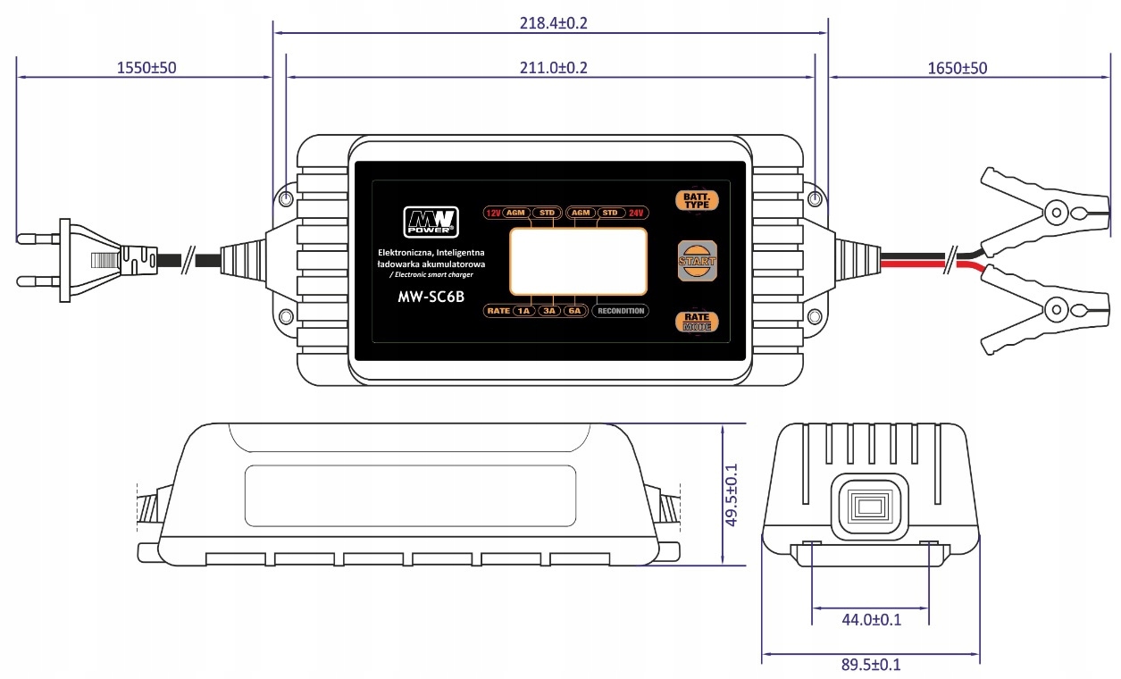 PROSTOWNIK SAMOCHODOWY DO AKUMULATORA 12V 24V 6A ŁADOWARKA AKUMULATOROWA EAN (GTIN) 5713570002828