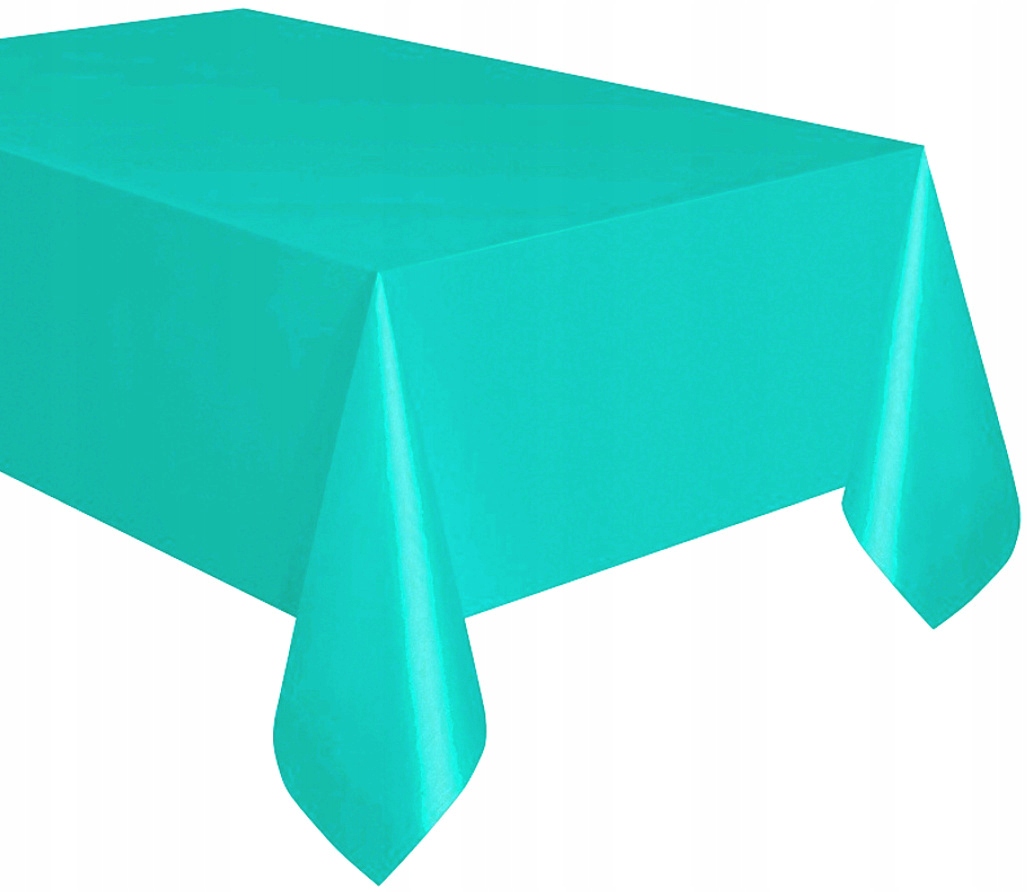 OBRUS FOLIOWY ZIELONY MORSKI-1,37x2,74m-6853