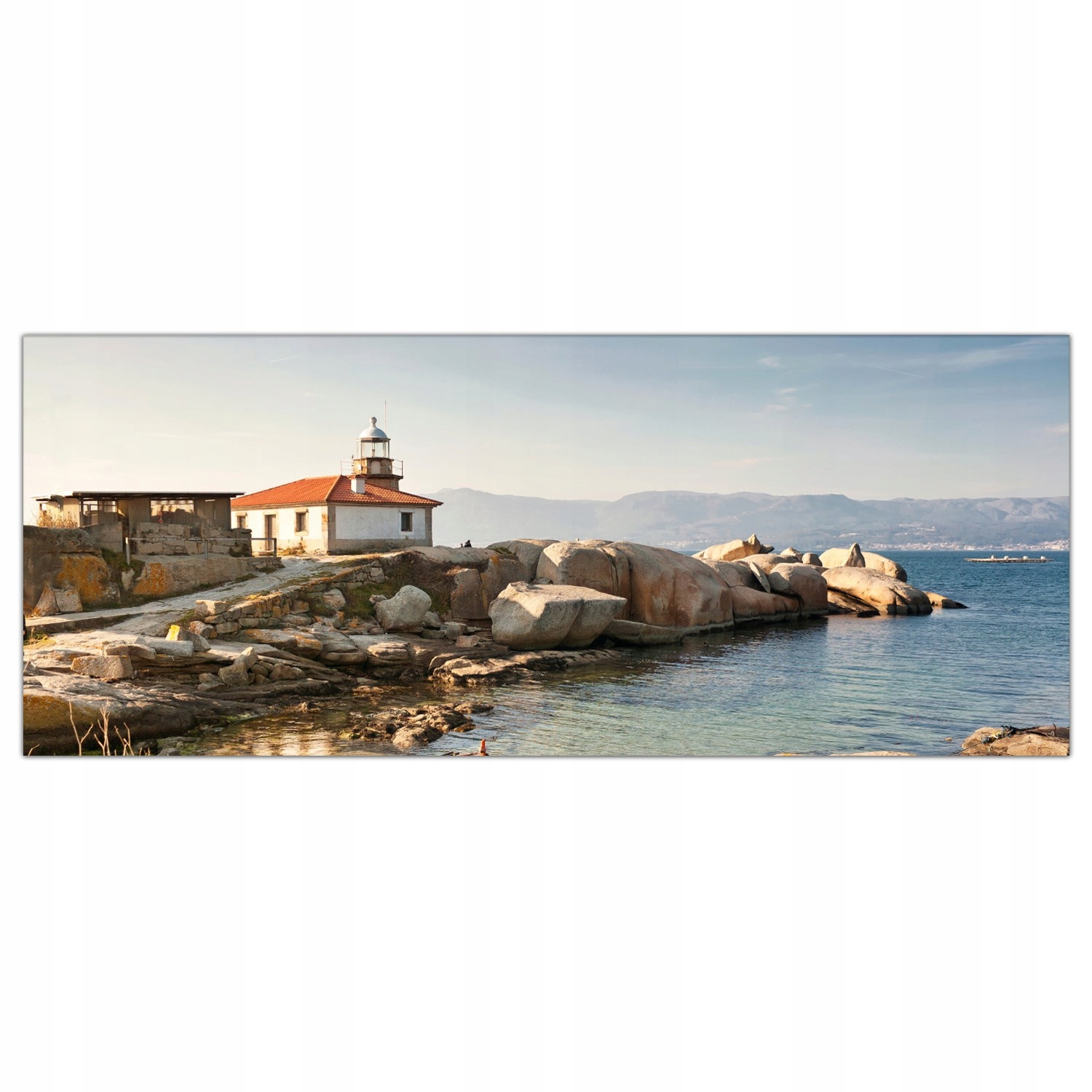 

Obraz na szkle Foto Latarnia Morska Plaża 125x50