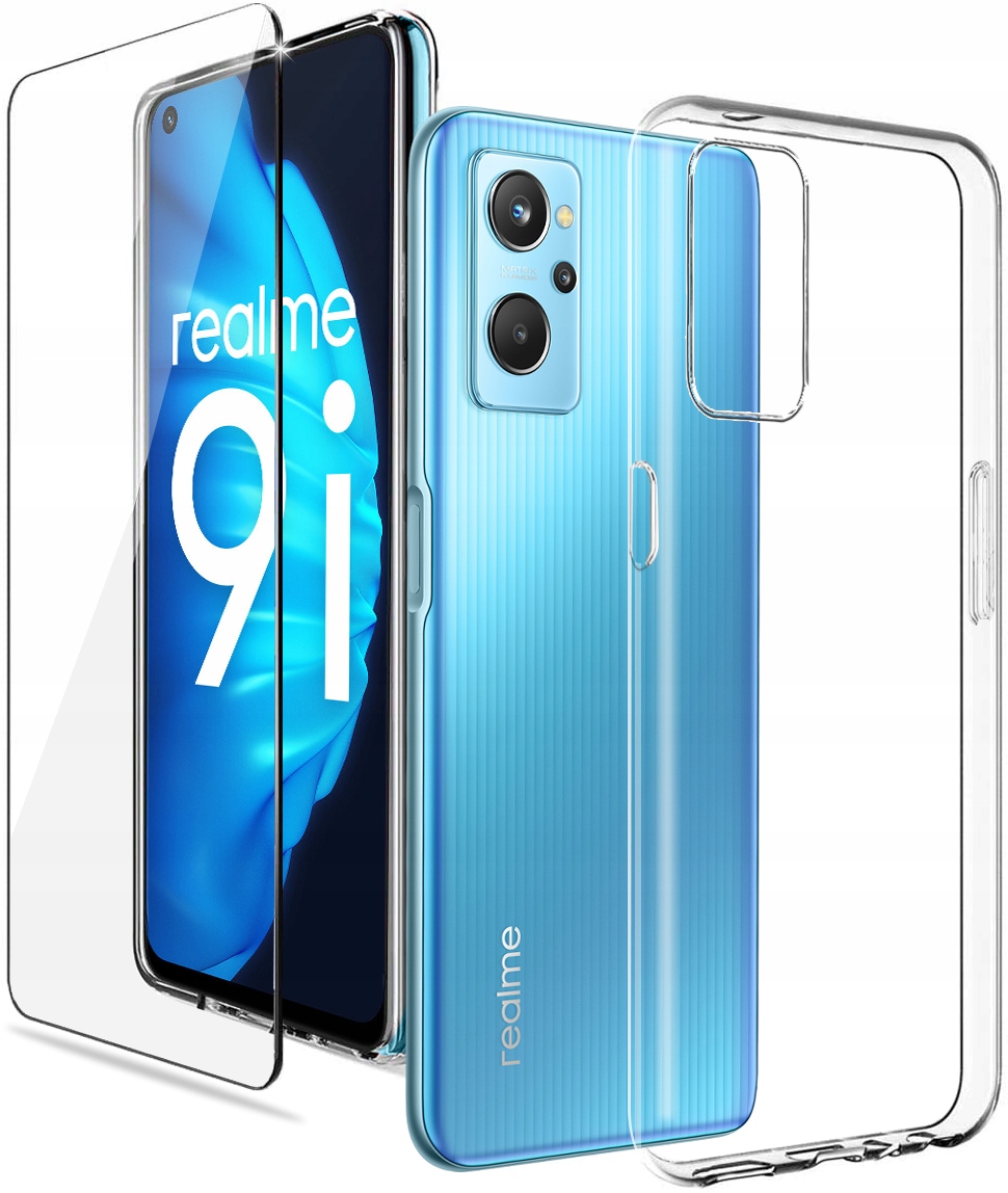 

Etui Clear Case Szkło 9H do Realme 9i