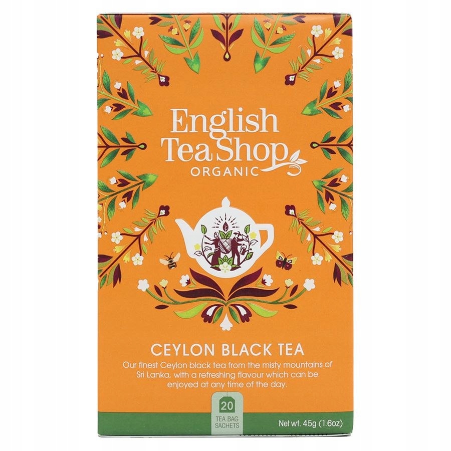 English Tea Shop Čaj černý cejlonský (20x2,25) Bio 45 g