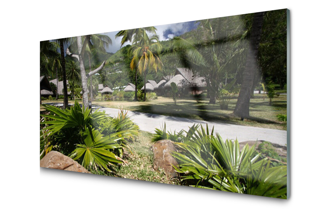 

Panel szklany Płytka Liście Palma Drzewa 140x70