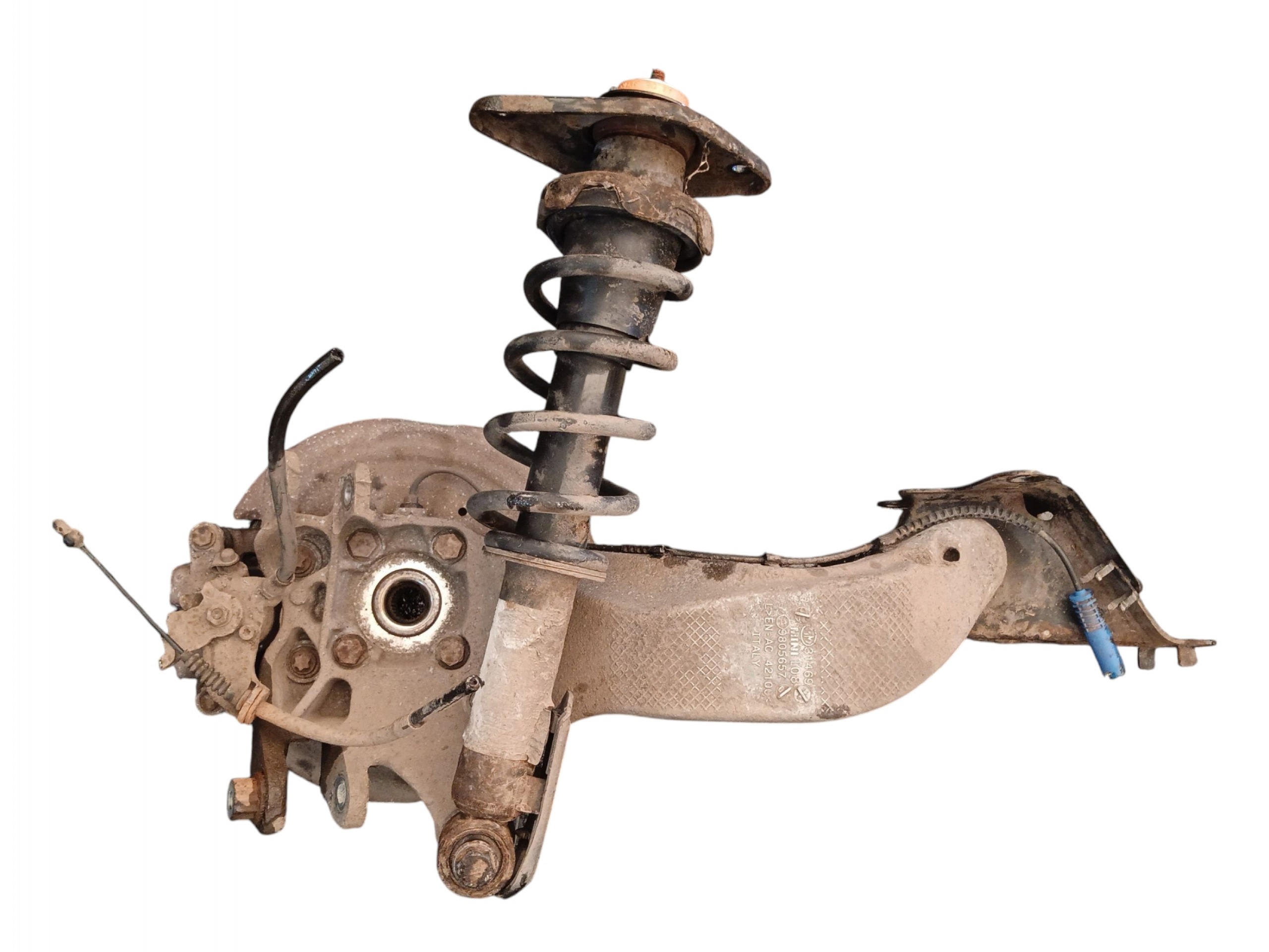 achsschenkel radnabe radlager schenkel querlenker links heck MINI R60 R61 9805657