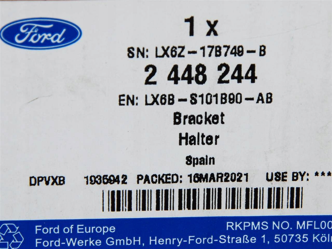 KONCOWKA PODLUZNICY PRAWA KUGA 20 EUROPA Installation side front right