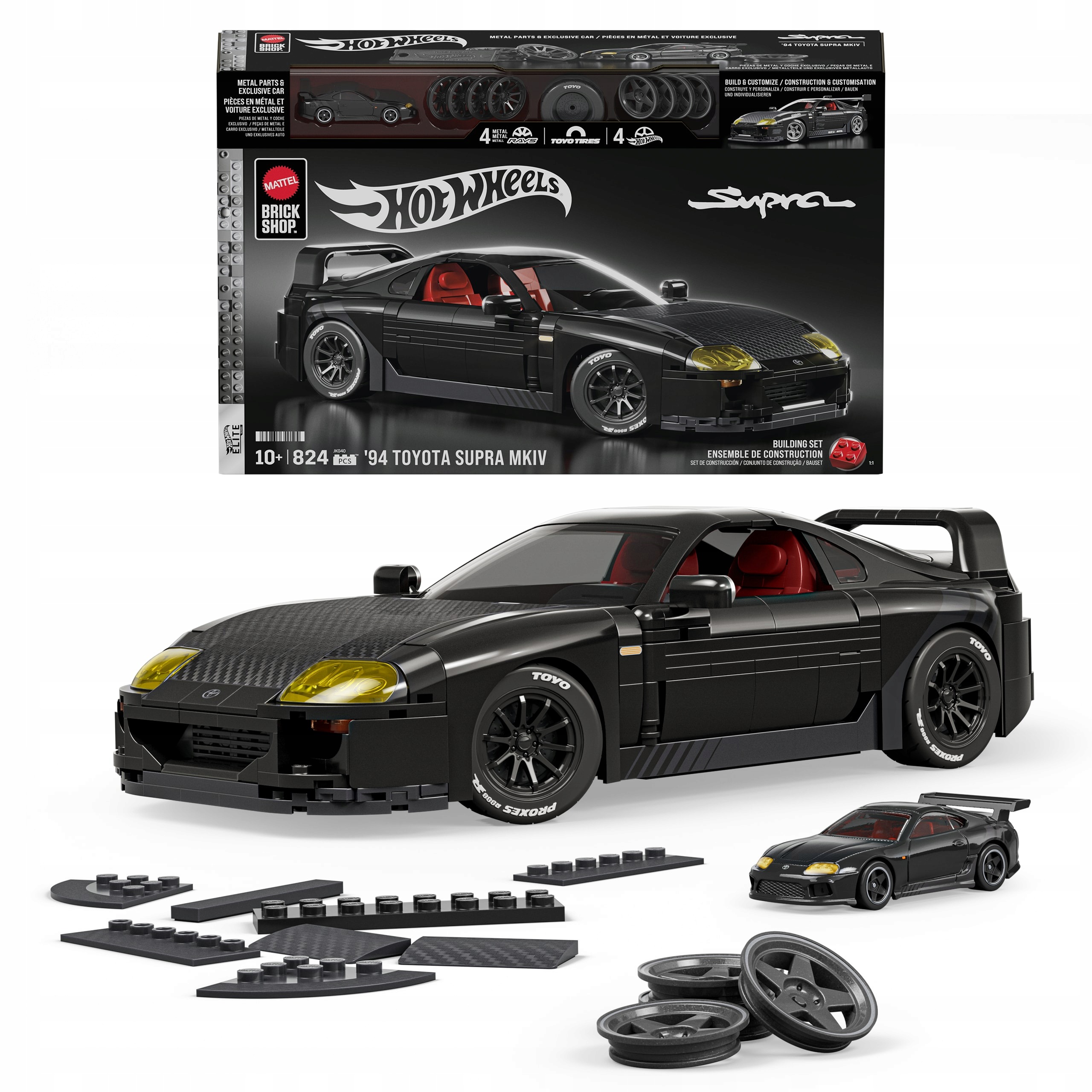 Klocki Brick Shop Hot Wheels Elite Series Toyota Supra (1994) JKG40