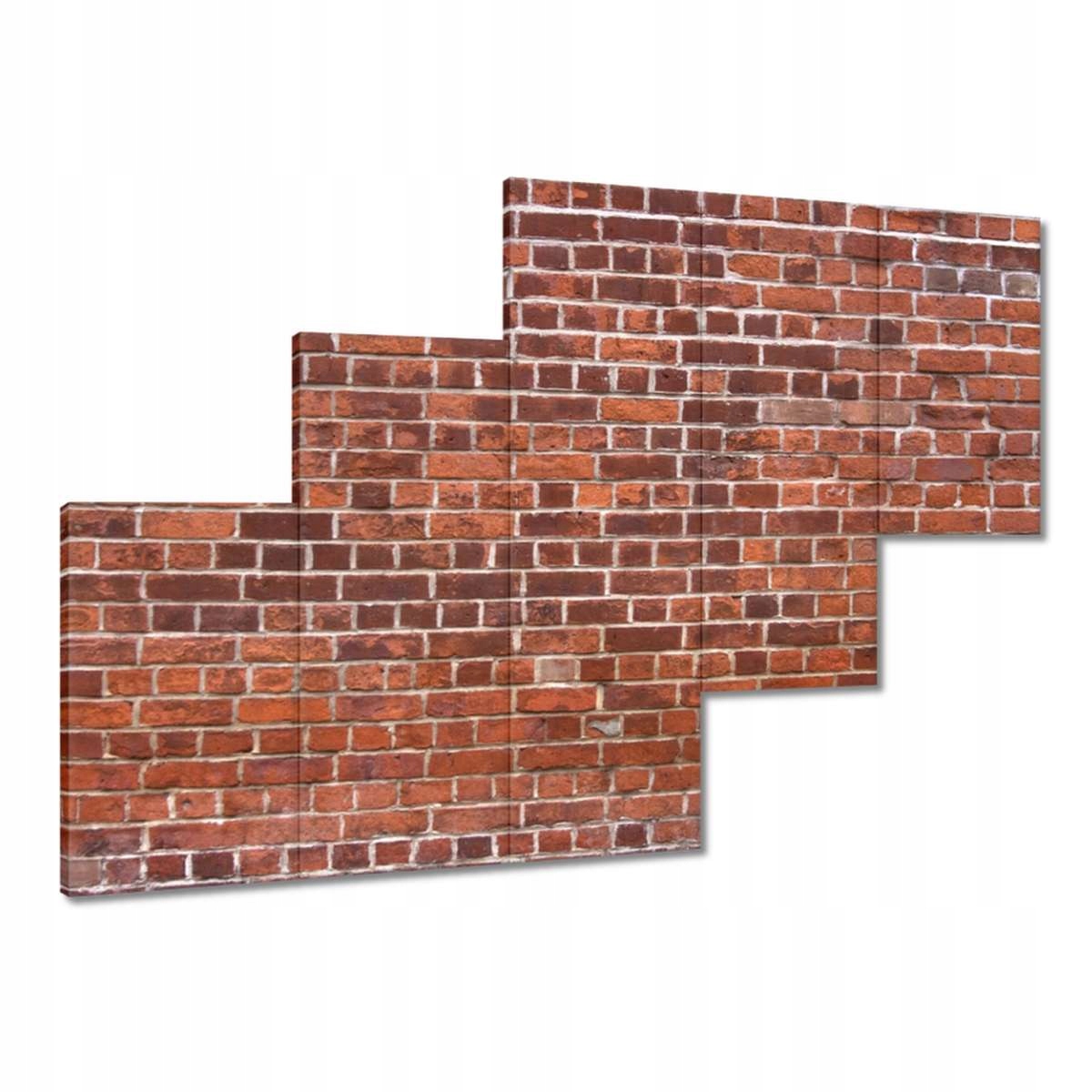 Obrazy 150x105 Cihlová zeď Cihly