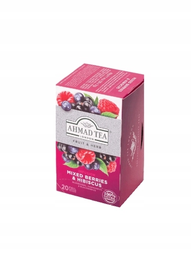 Ahmad Mixed Berries Hibiscus čaj 20 sáčků