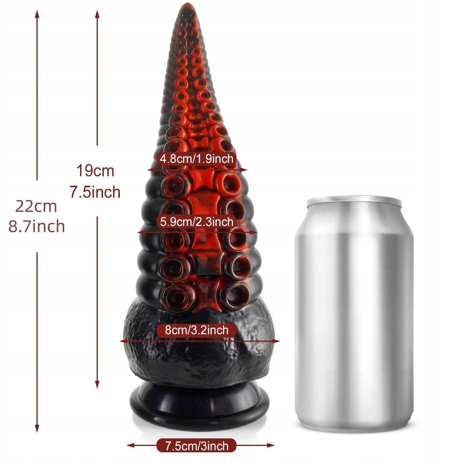 SHKANLA Wibrator Tentakle Silikonowy G Punkt 10 Trybów Analdildo — miniatura 2