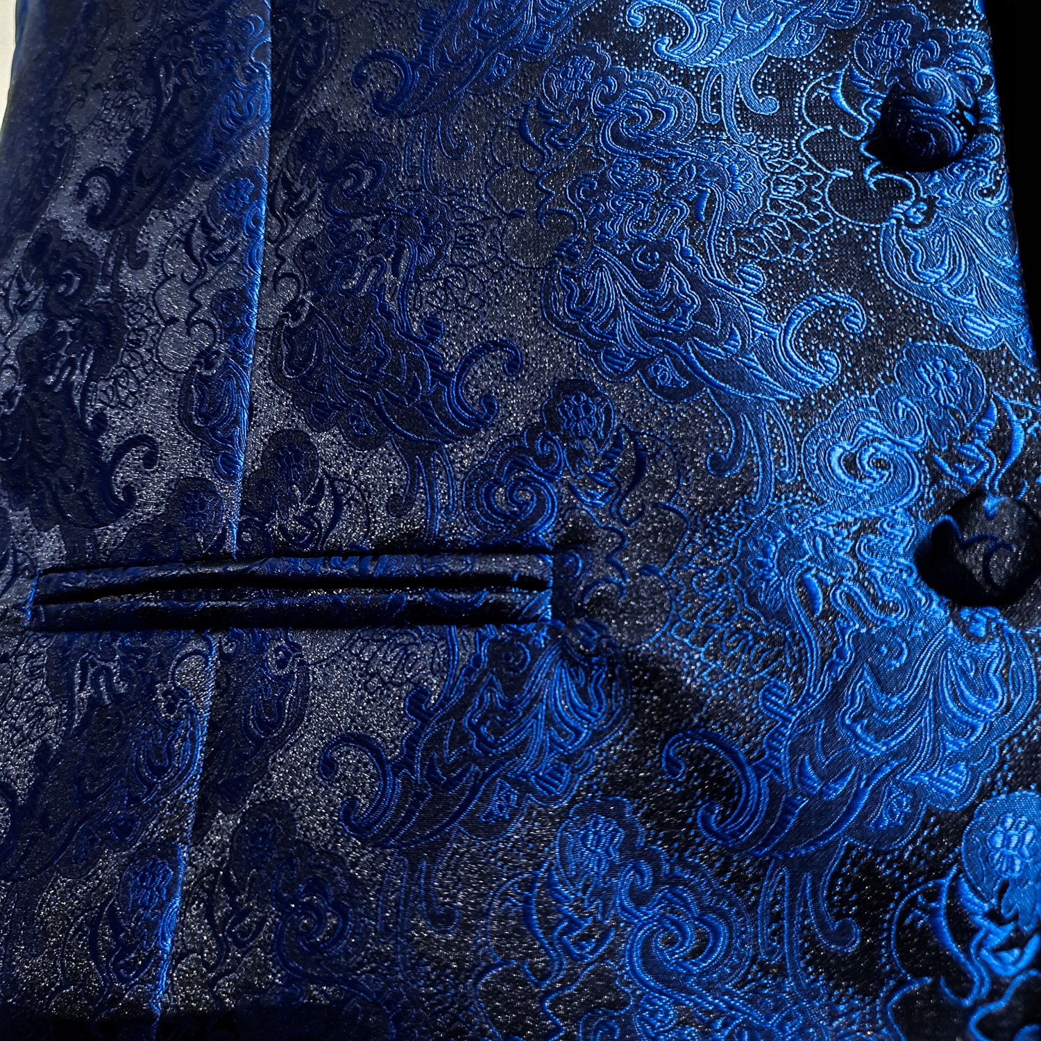 MĘSKA KAMIZELKA DO GARNITURU ŻAKARD MUCHA POSZETKA Rozmiar M