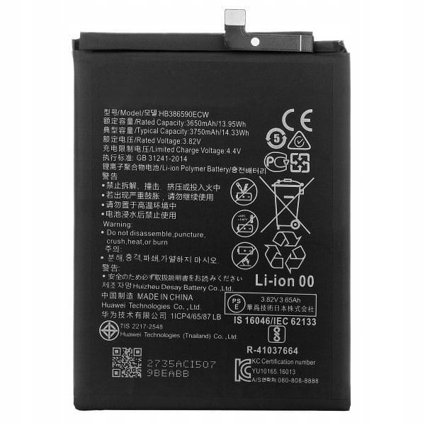 

Bateria HB386590ECW 3750mAh do Huawei Honor 8X