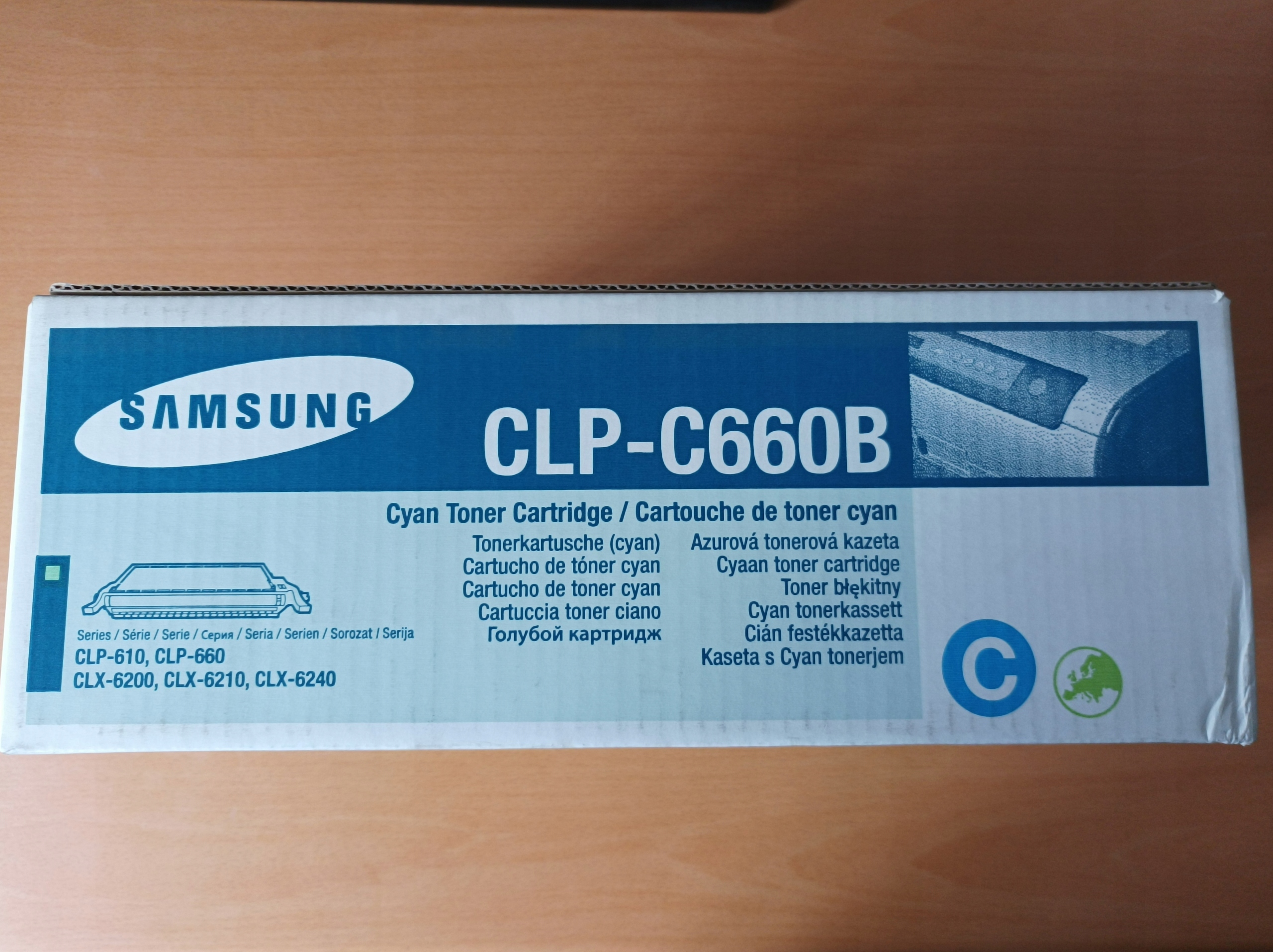 Toner Samsung CLP-C660B Cyan pro CLP-610 orig