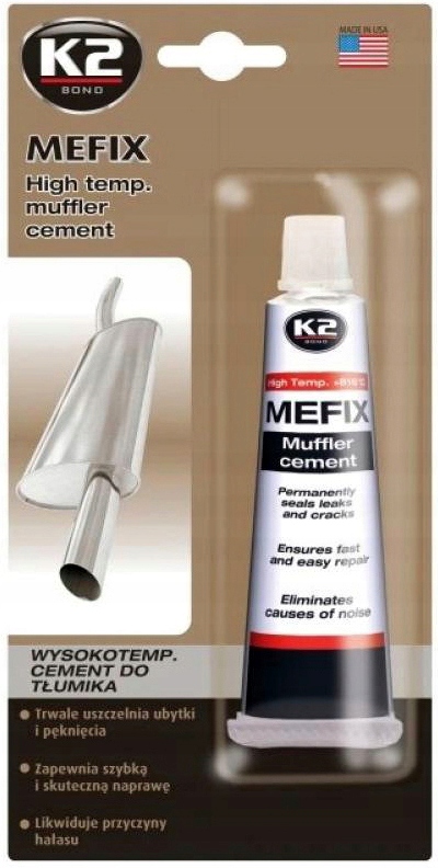 

K2 Mefix Cement Do Naprawy Tłumika 140g