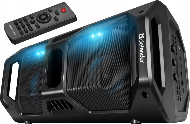 GŁOŚNIK DEFENDER RAGE BLUETOOTH 50W LED/BT/FM/USB/MIC/TWS — 11