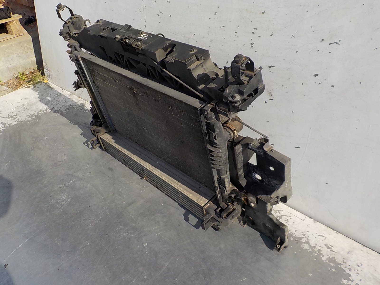 516 RENAULT SCENIC III 1.5 DCI support panel for radiators pillar iron