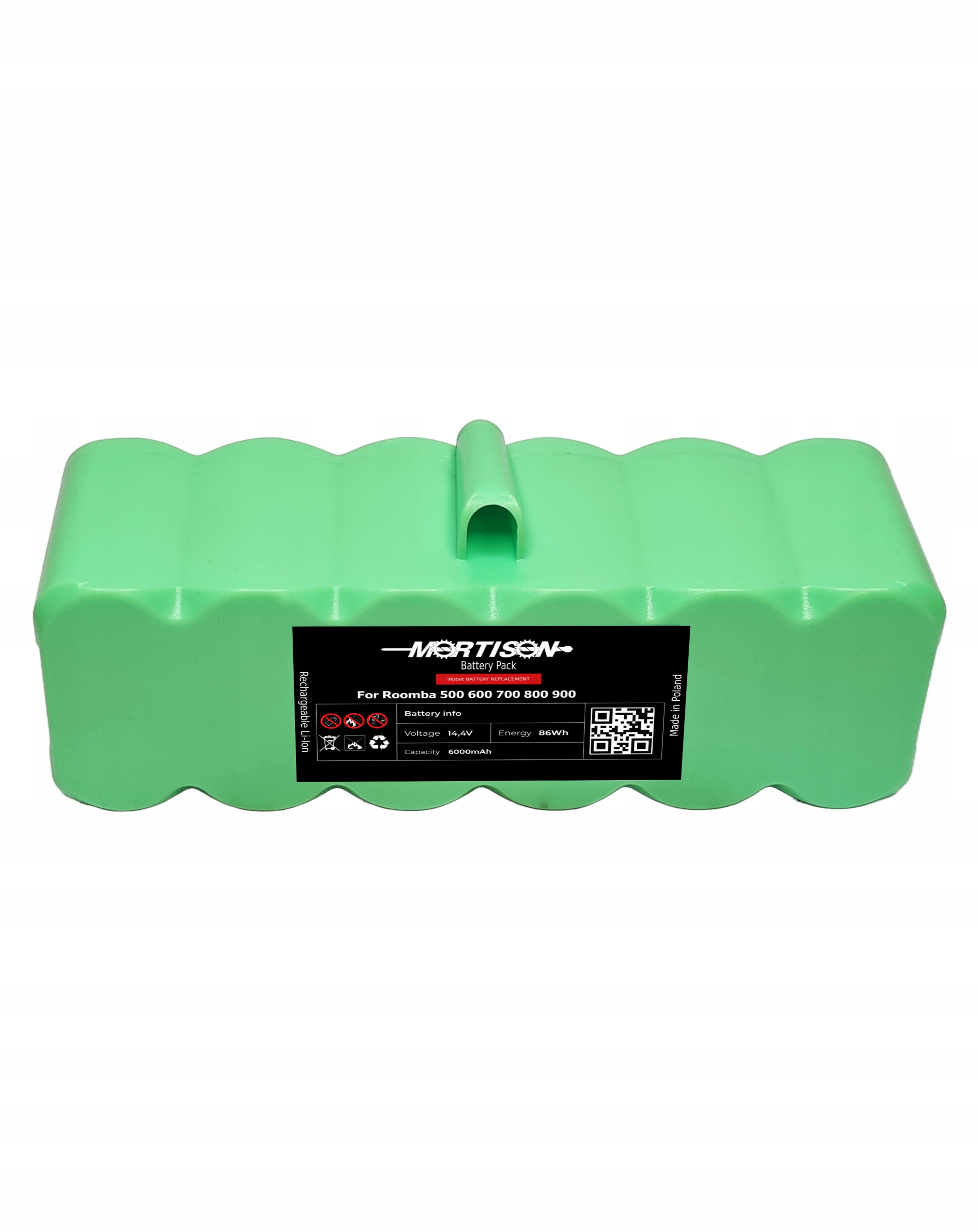 Baterie Akumulátor pro iRobot Roomba 500 600 700 800 900 14,4V 6000mAh