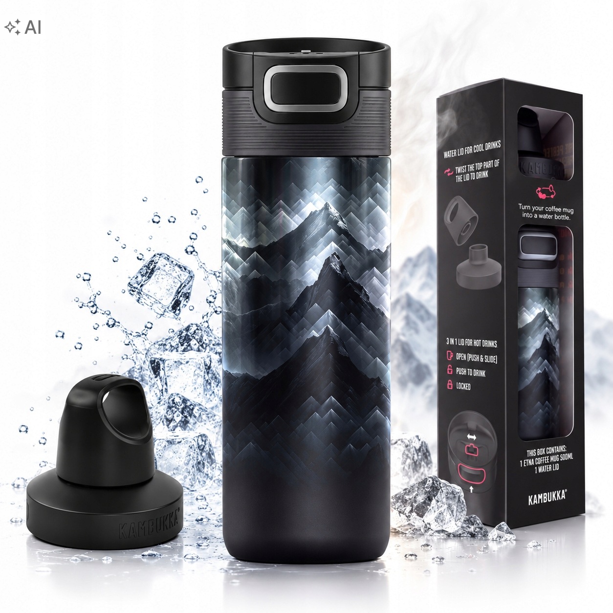 Termohrnek 500 ml Kambukka Etna Mountains krabička uzávěr