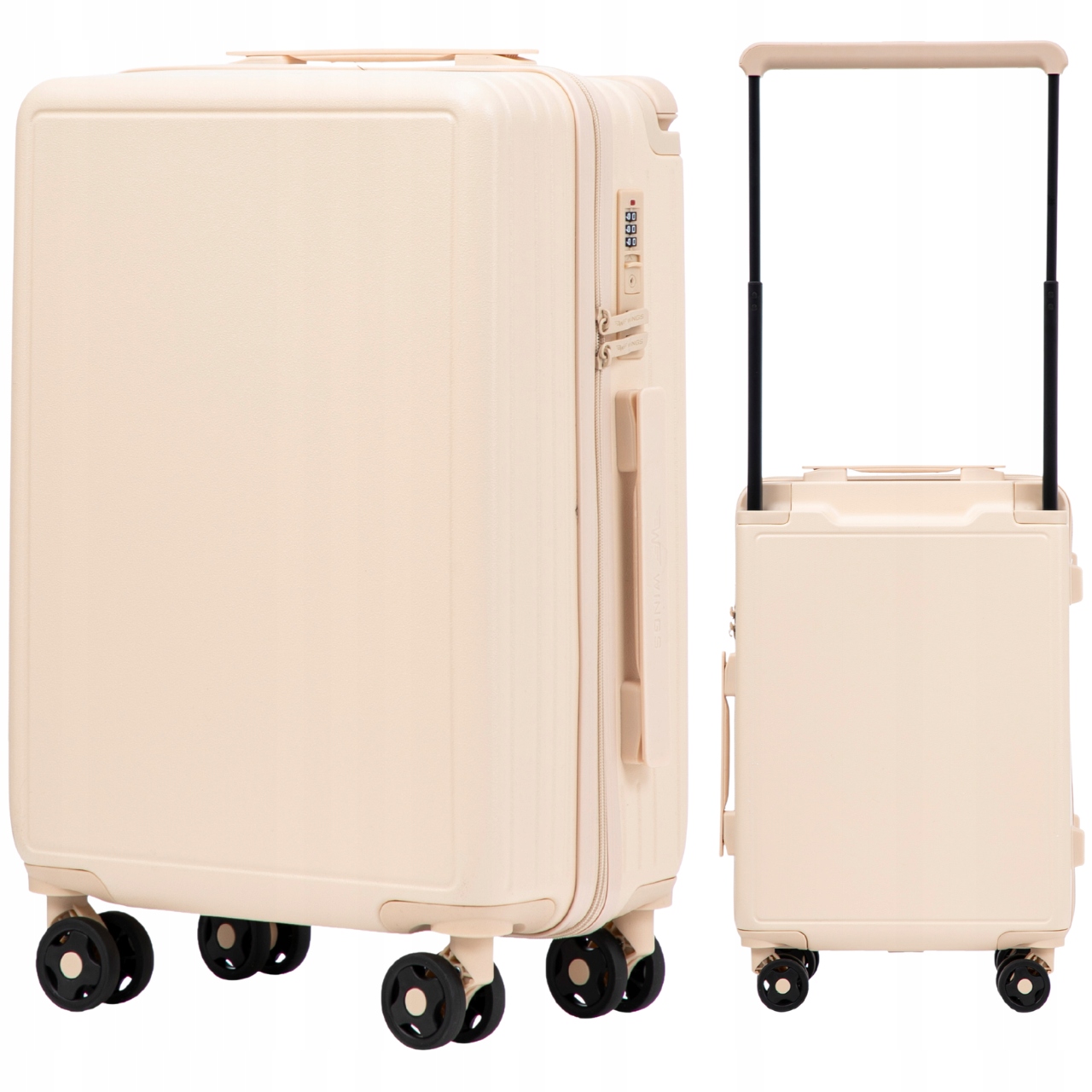 Kabinový kufr S malý Wings na 4 kolečkách Lehký, tvrdý Abs kufr