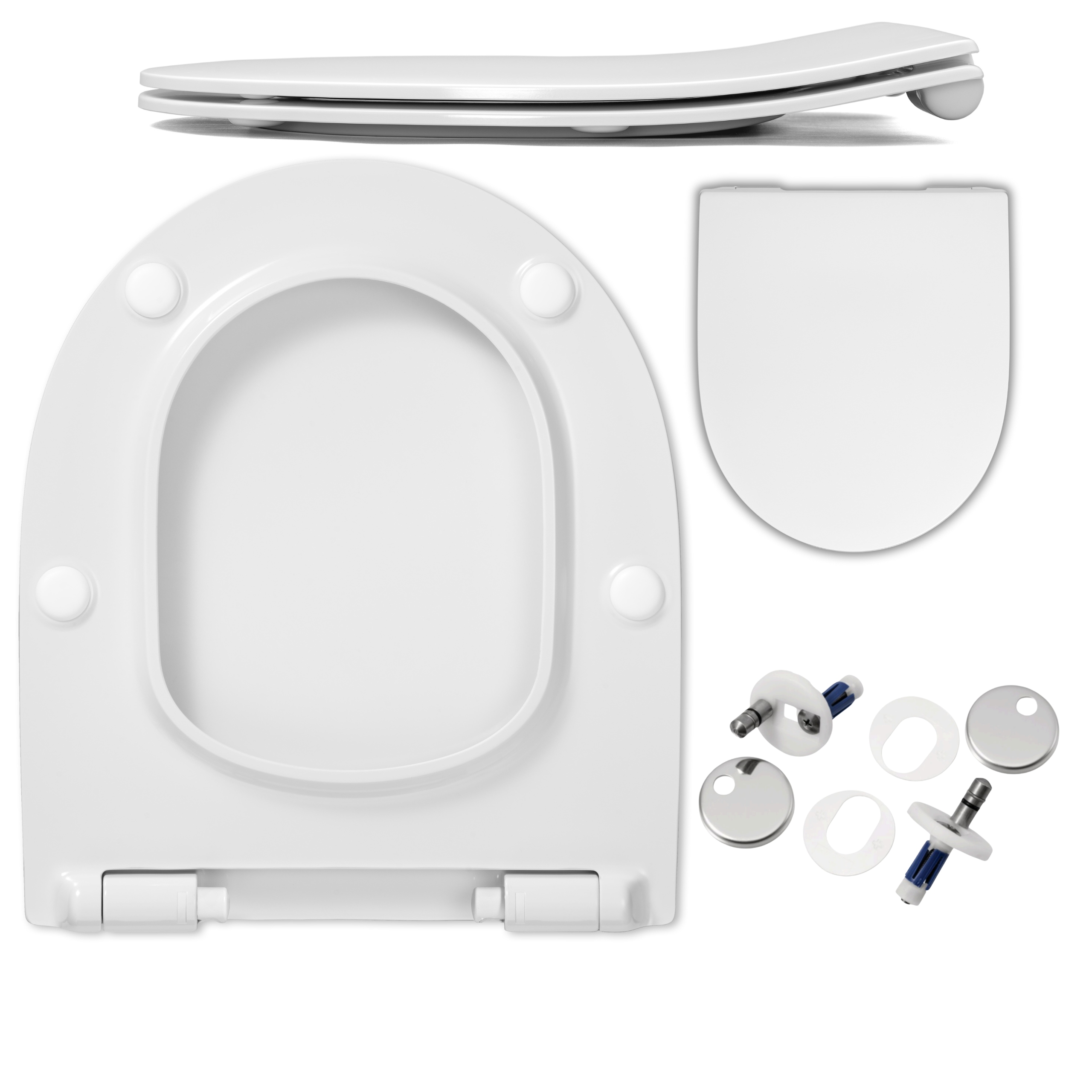 Wc deska náhradní k mušlím Laufen Roca Cersanit Koło U tvar 42x36