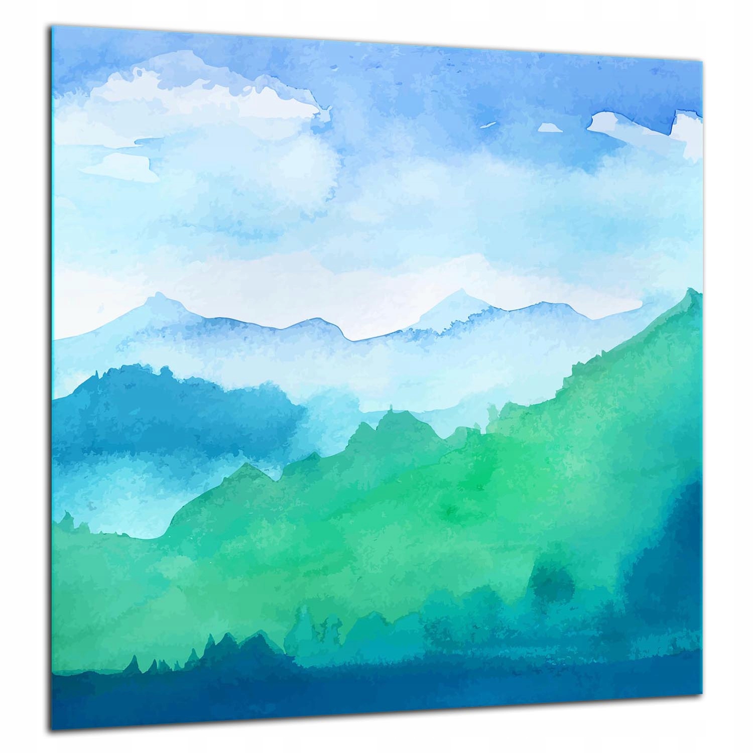 Skleněná Ochranná Deska Panel Lepidlo 60x65 OBRAZTvrzené Sklo Kuchyně 7v1
