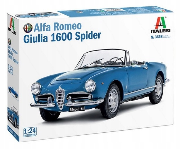 1:24 Sportovní auto Alfa Romeo Giulia 1600 Spider