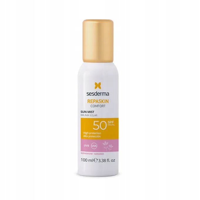 Sesderma Repaskin Comfort Sun Mist SPF50+ Mgiełka Ochronna Geranium 100ml