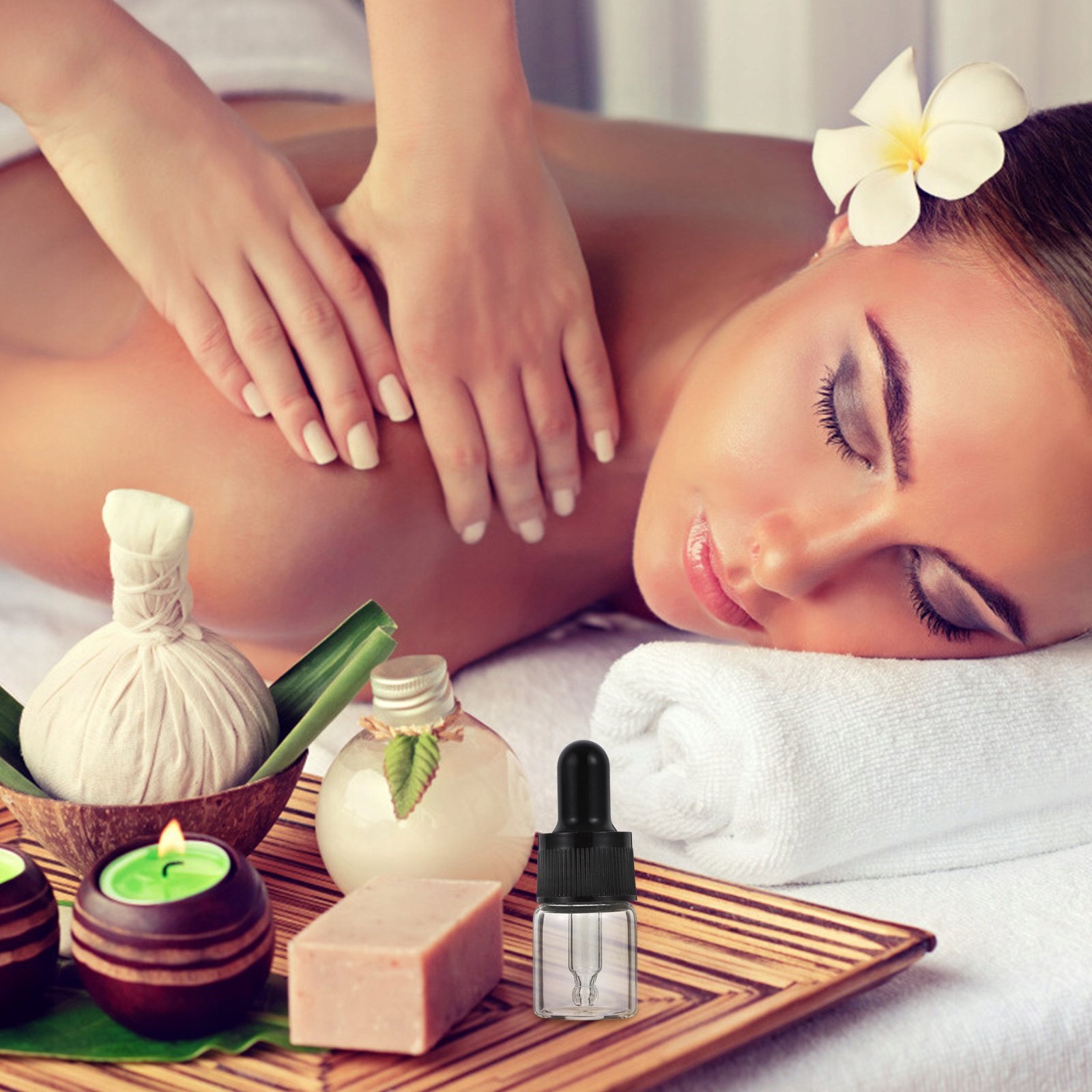 KROPLOROWCA OLEJKU Z NIEZBĘDNĄ BUTELKĄ NA PRÓBKI ESENCJI Marka bez marki