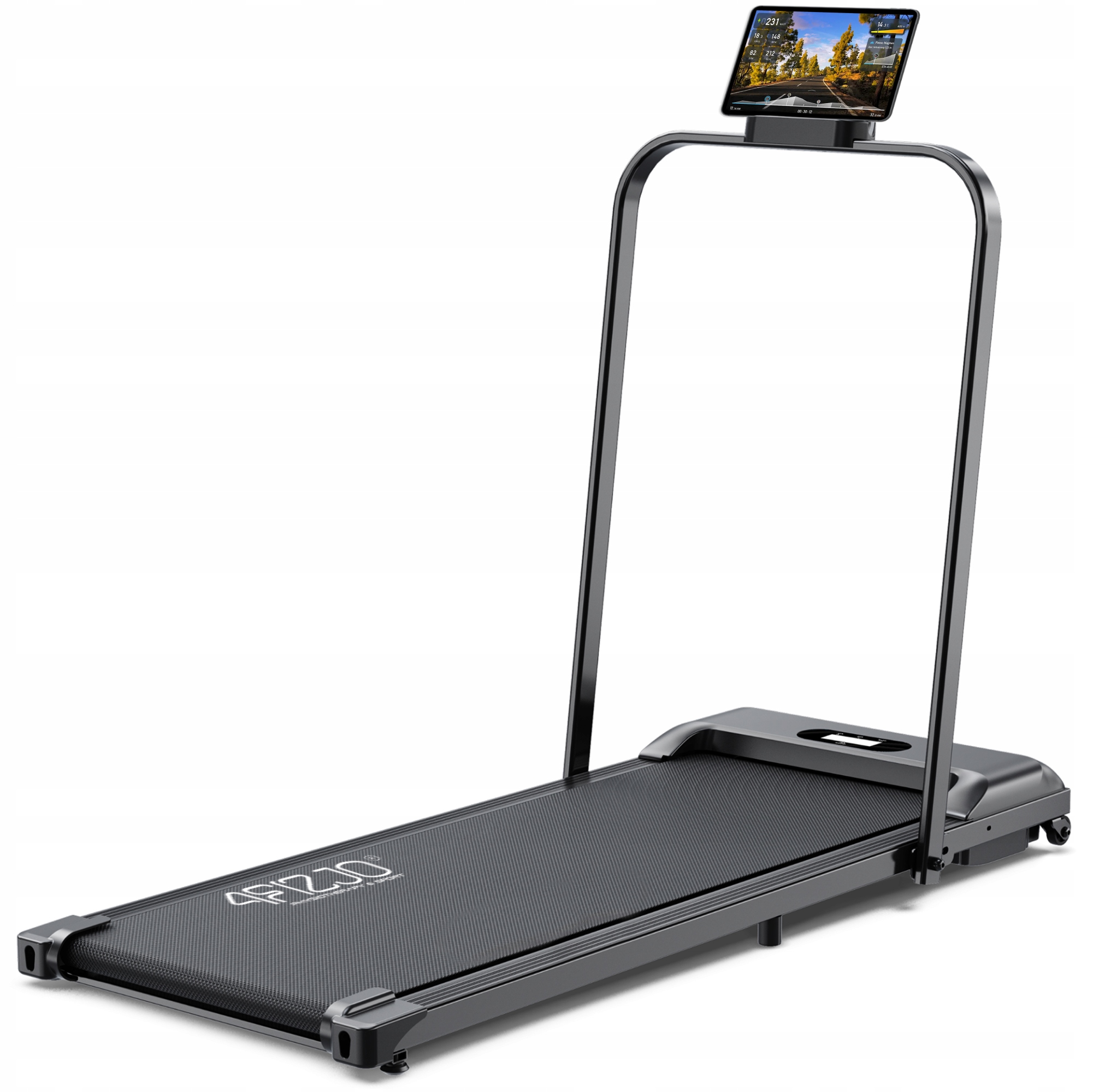 Bieżnia Elektryczna Domowa Pod Biurko Do Chodzenia Składana Ekran Aplikacja