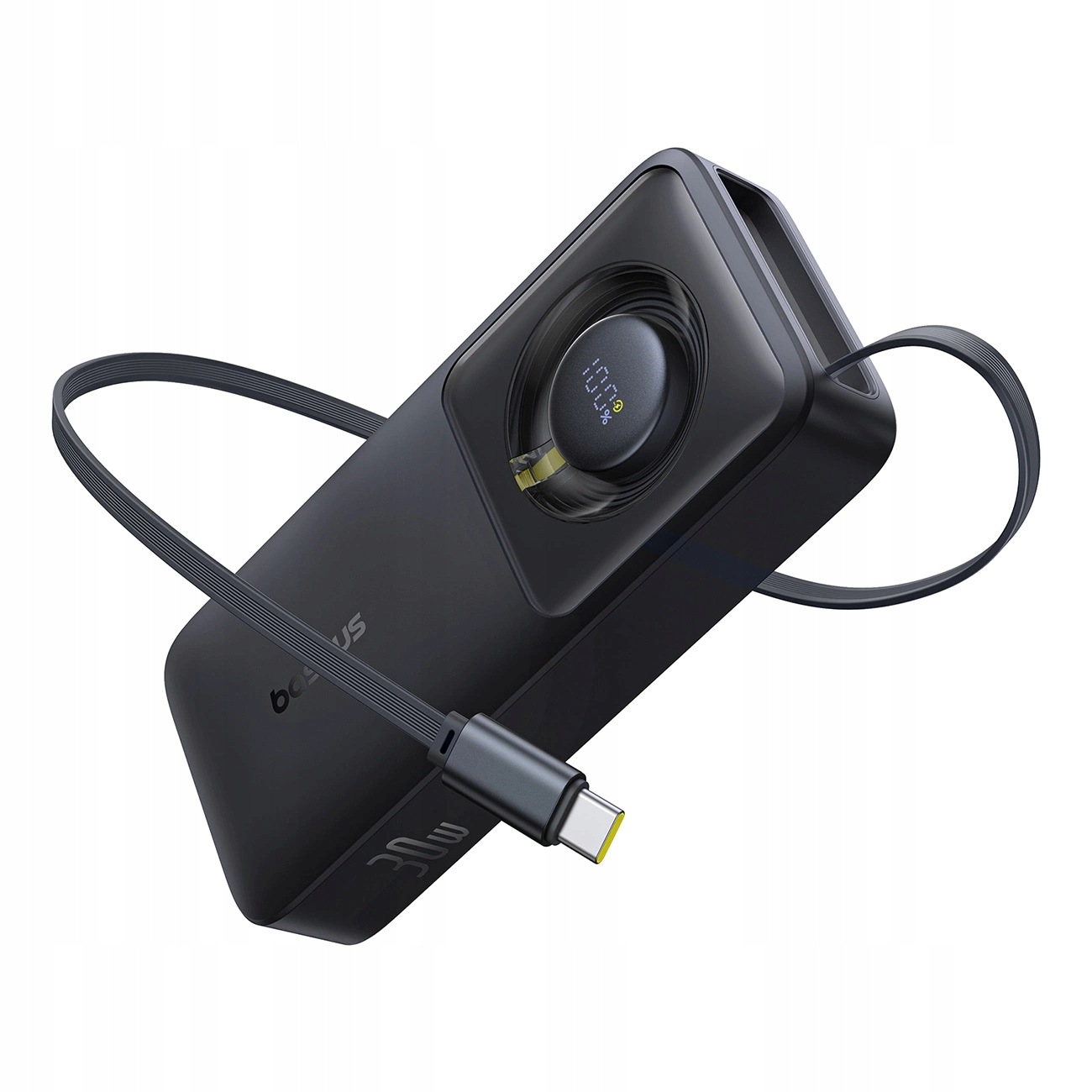 Powerbank Baseus Free2Pull 10000mAh 30W z portem Usb-c i rozwijanym kablem