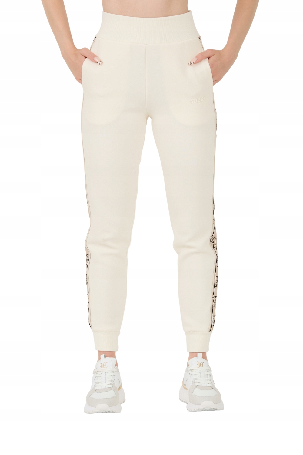 Guess Béžové tepláky Britney Jogger XL