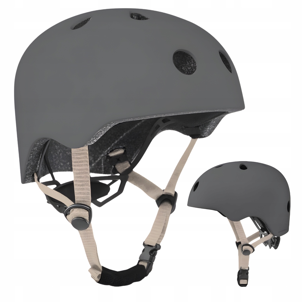 Kask Rowerowy Regulowany Na Rolki Deskorolkę Orzeszek Dla Dziecka 54-58 cm